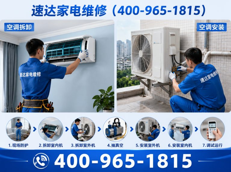东莞空调拆装展示图
